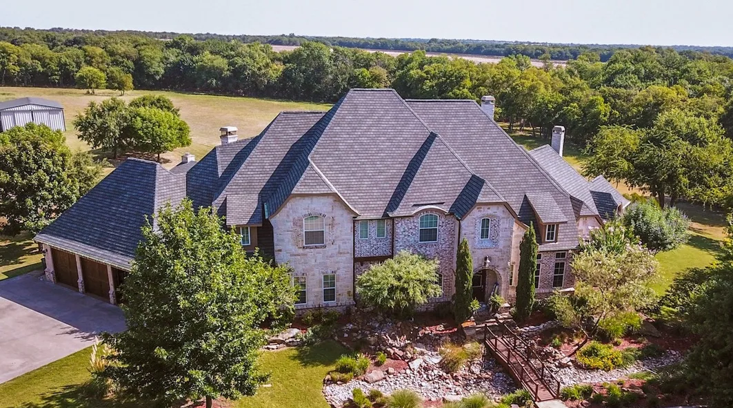 Completed custom home