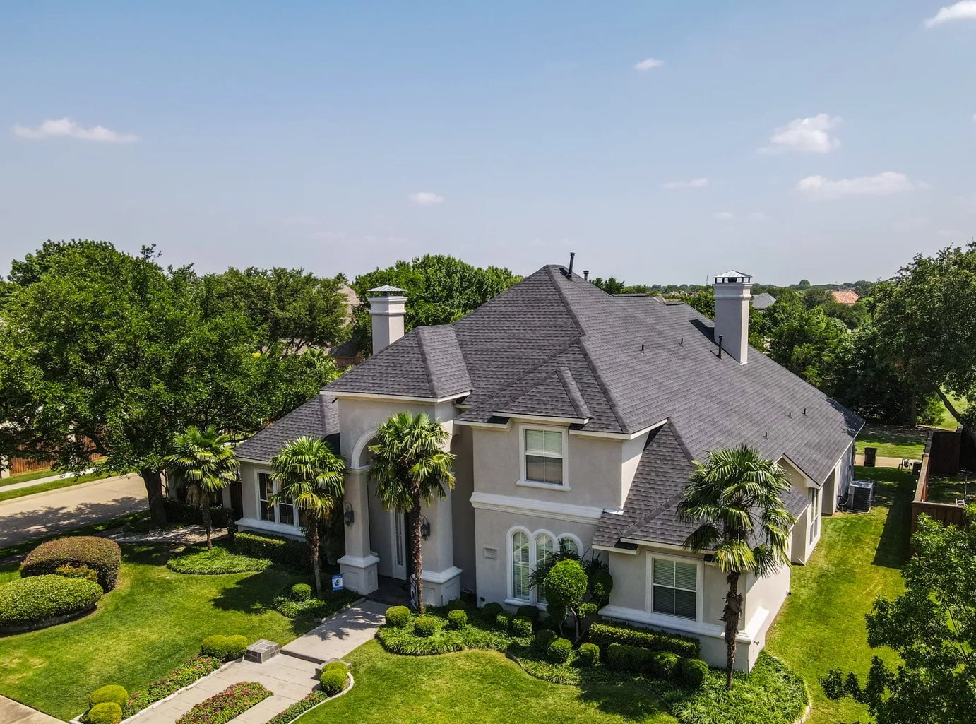 Architectural shingle roof