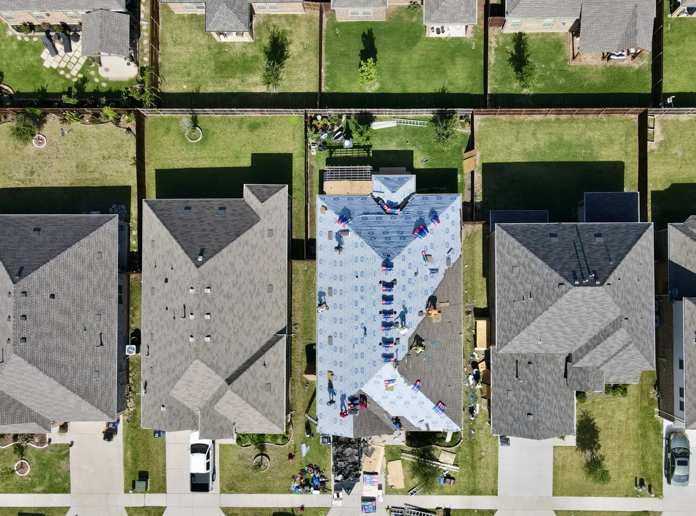 Neighborhood roofing projects