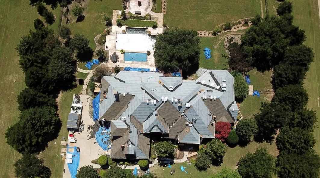 Estate roof installation