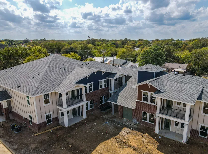 Custom home roof framing