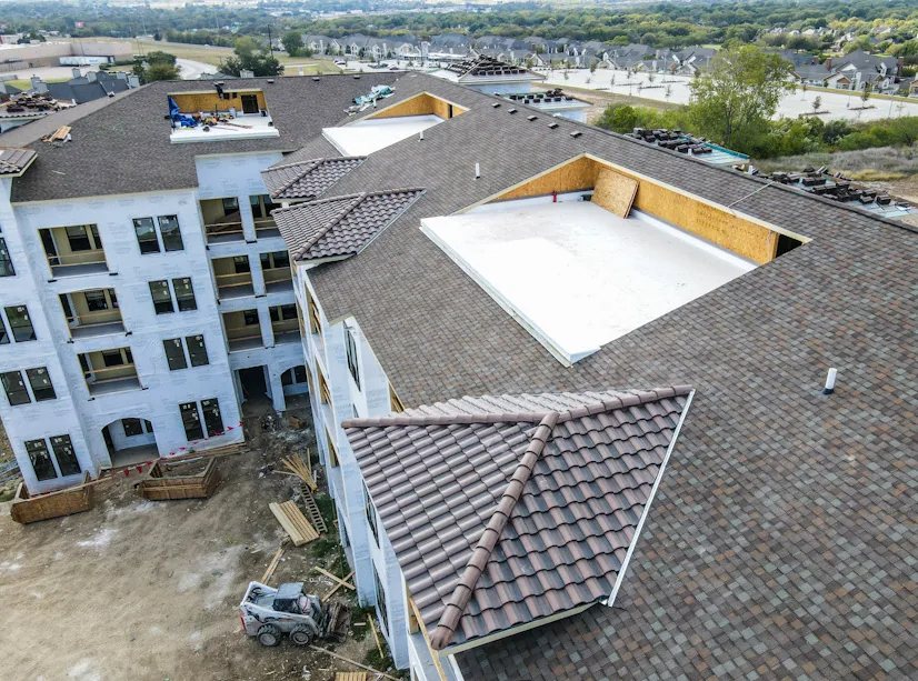 Multifamily roof installation