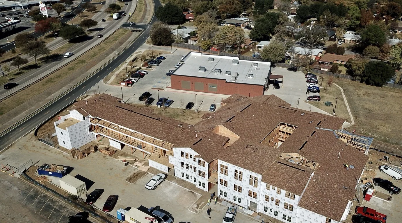 Commercial roofing project